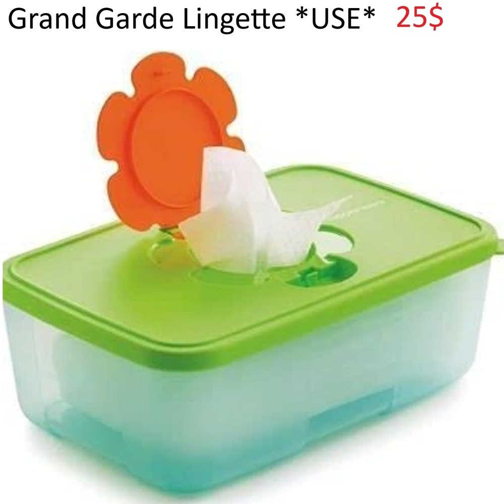 Green and Orange Wipe Dispenser